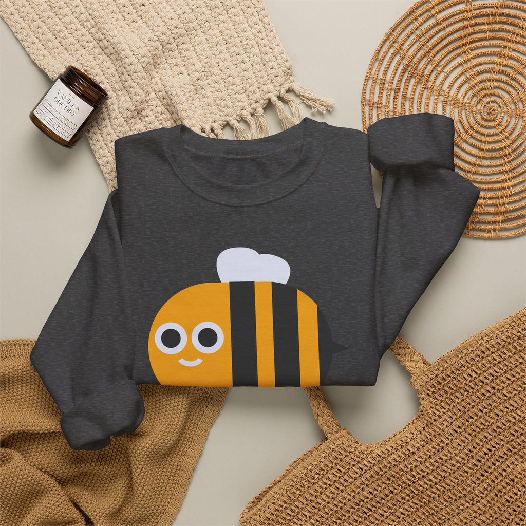 Bee Cool Crewneck Sweatshirt – Cute Bumblebee Graphic "BEE COOL"