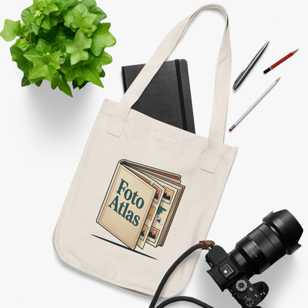 Tote Bag — "Foto Atlas" Vintage Photo Album Canvas Tote