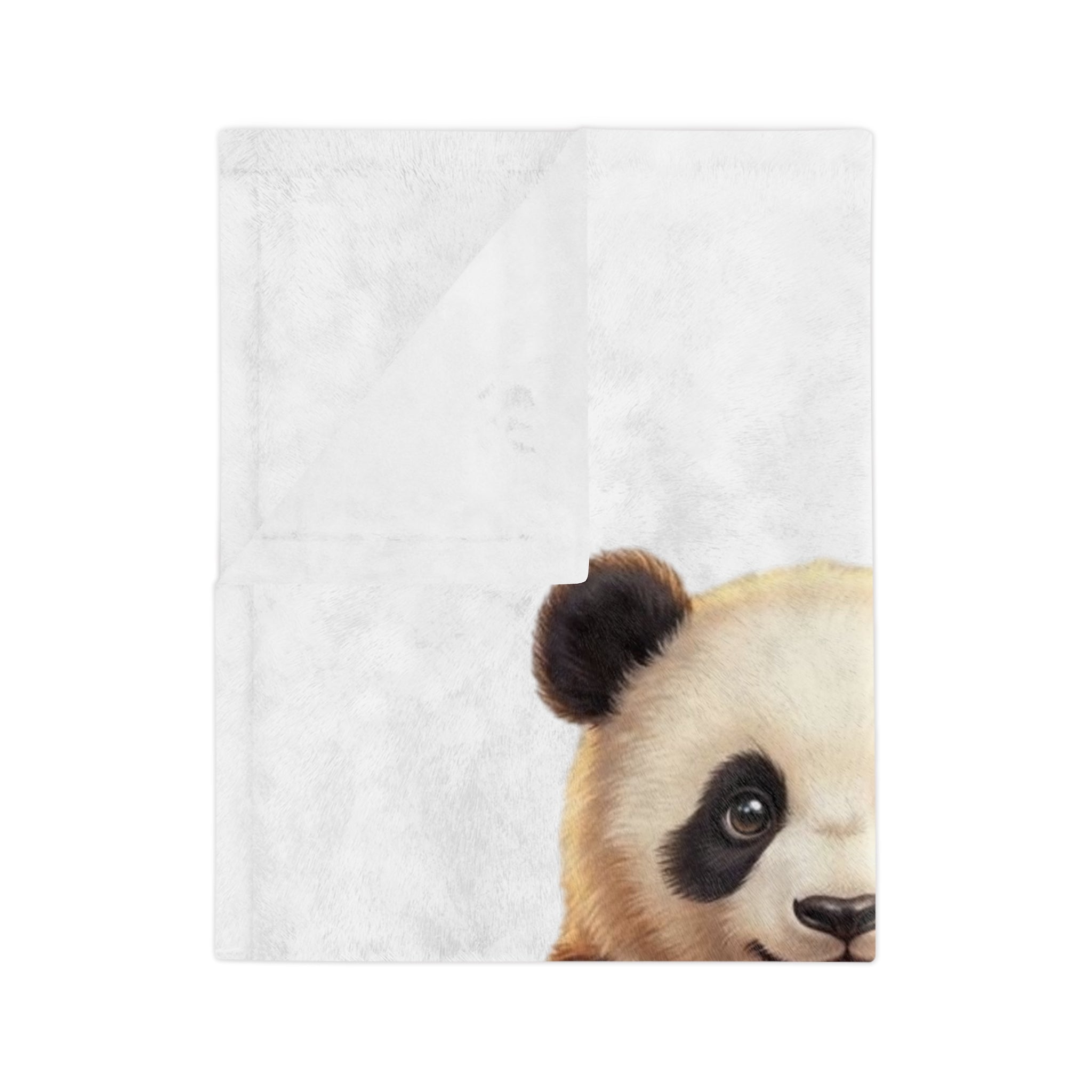 Panda Bamboo Microfiber Blanket — Cute Baby Panda Plush Throw