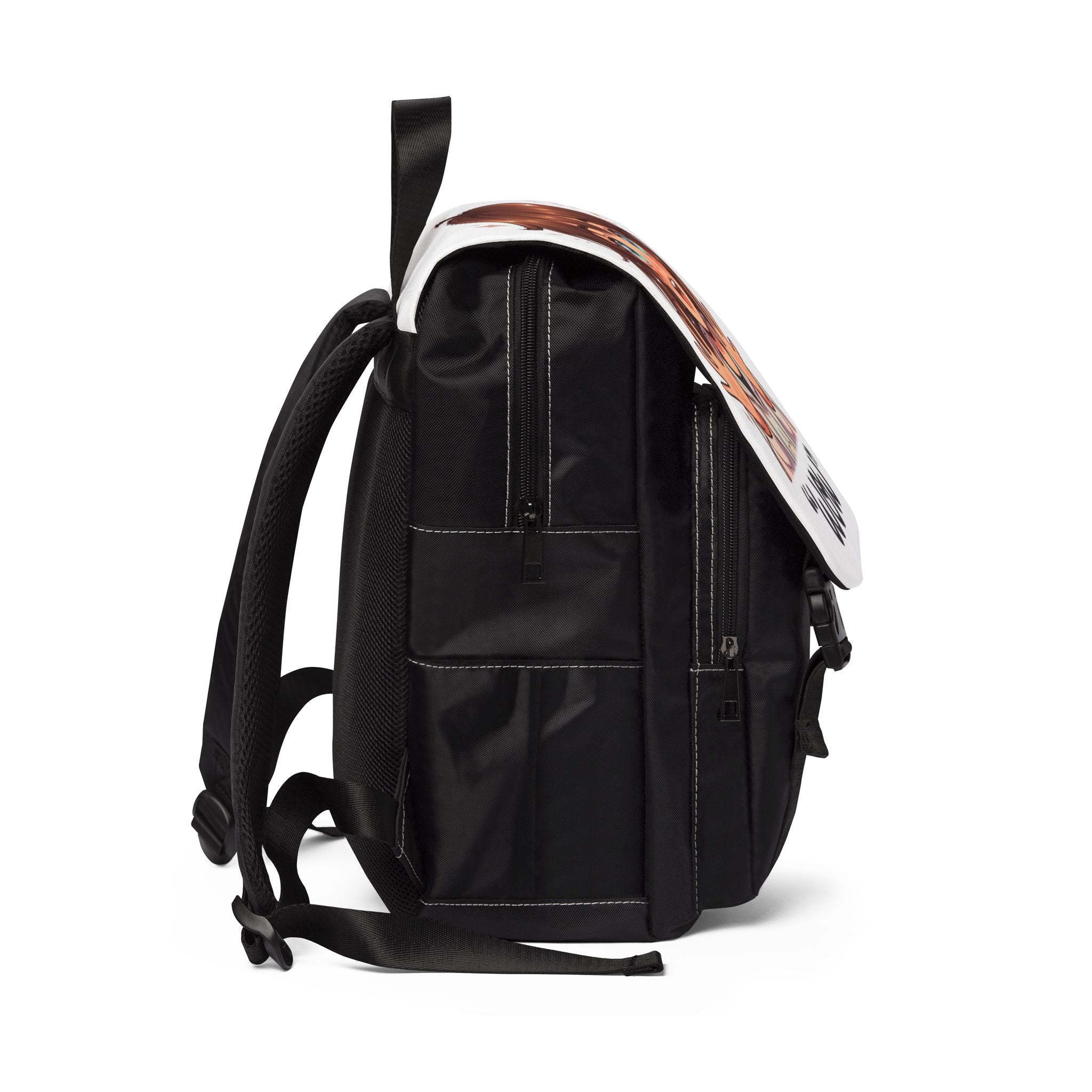 Anime "Wow" Cartoon Girl Backpack — Cute Casual Shoulder Bag