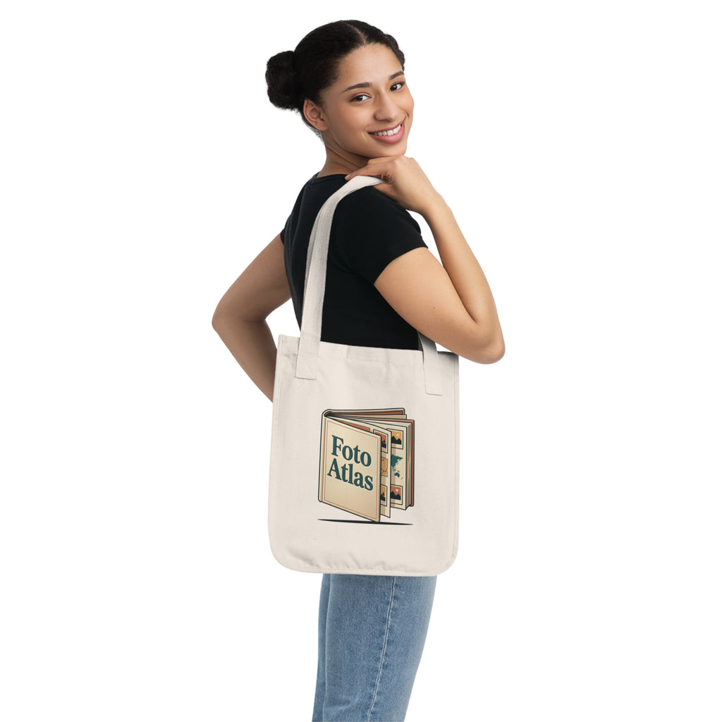 Tote Bag — "Foto Atlas" Vintage Photo Album Canvas Tote