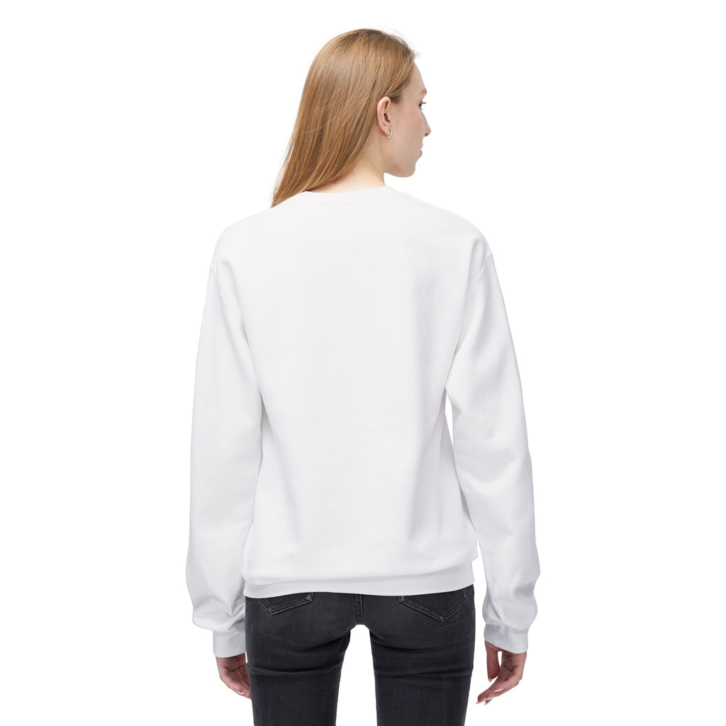 Vlora Market Crewneck Sweatshirt — Minimal Logo Fleece Pullover
