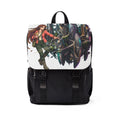 Floating City Art Backpack — Surreal Sci‑Fi Illustration Shoulder Bag