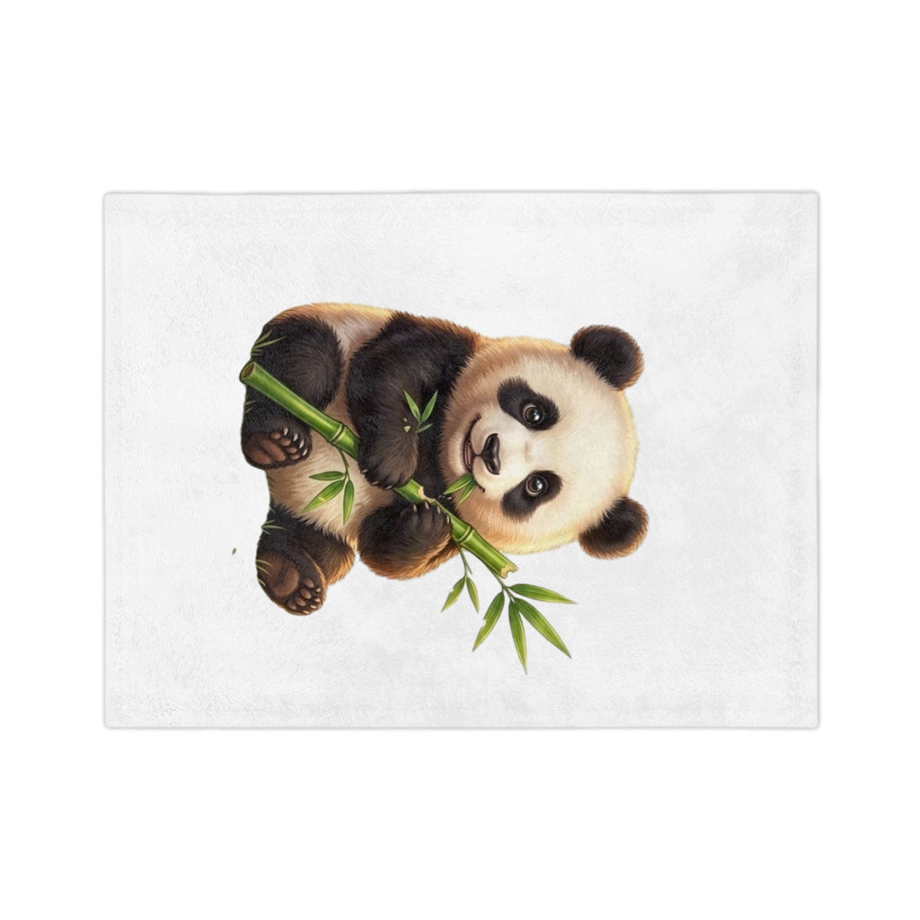 Panda Bamboo Microfiber Blanket — Cute Baby Panda Plush Throw