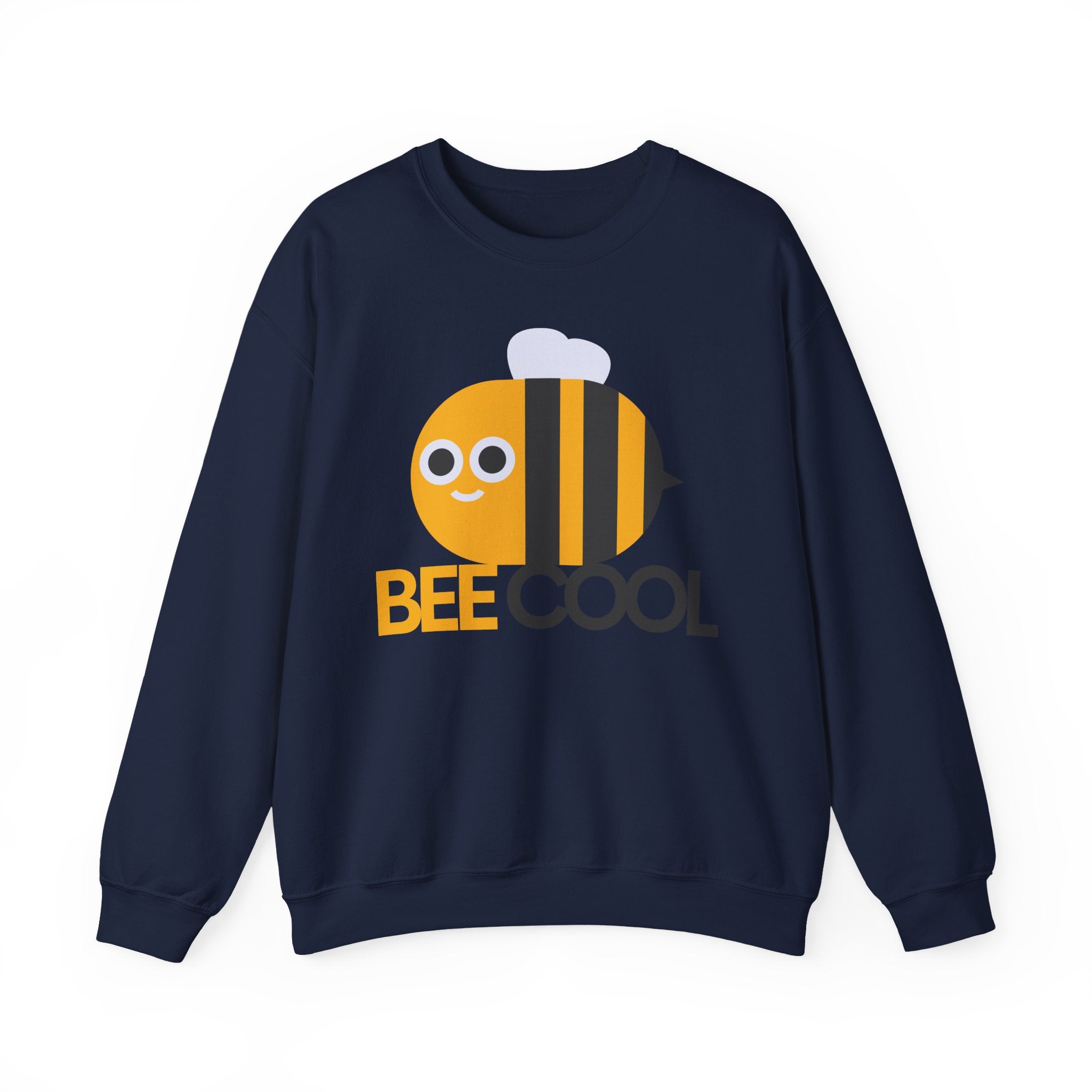 Bee Cool Crewneck Sweatshirt – Cute Bumblebee Graphic "BEE COOL"