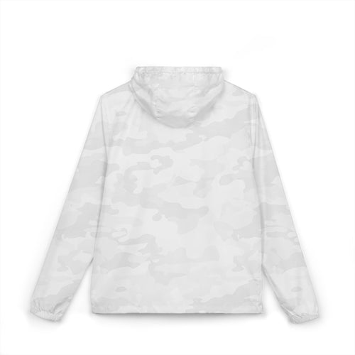 Butterfly Camo Windbreaker Jacket — Leopard Print Accent