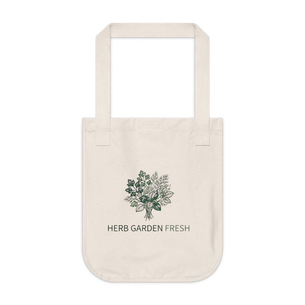Herb Garden Fresh Canvas Tote — Organic Market Bag for Gardeners
