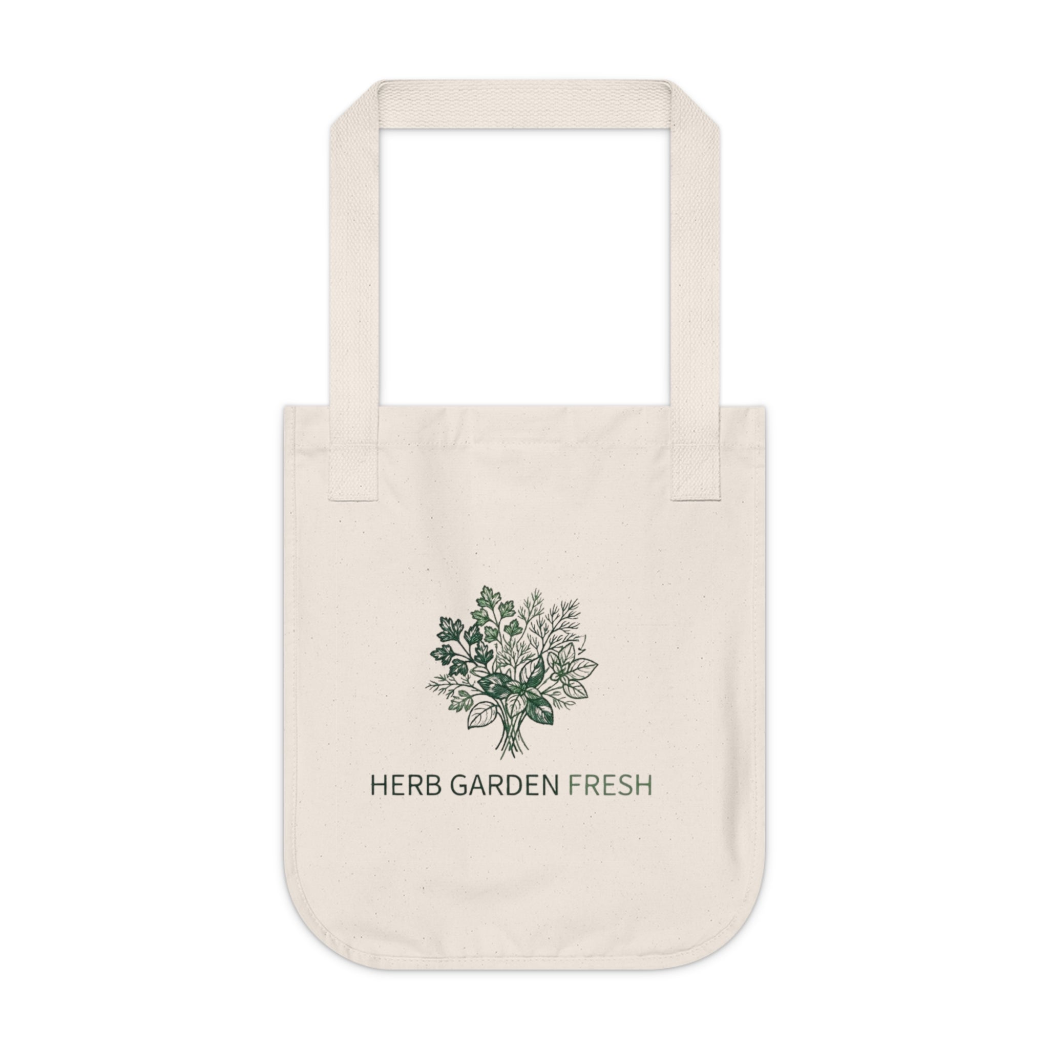 Herb Garden Fresh Canvas Tote — Organic Market Bag for Gardeners