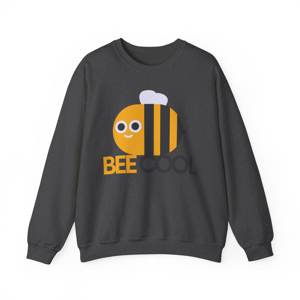 Bee Cool Crewneck Sweatshirt – Cute Bumblebee Graphic "BEE COOL"