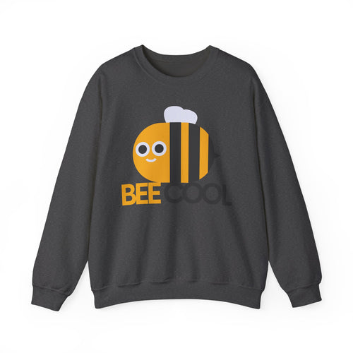 Bee Cool Crewneck Sweatshirt – Cute Bumblebee Graphic "BEE COOL"