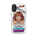 Phone Case — "Wow" Anime Girl Magnetic Impact-Resistant Case