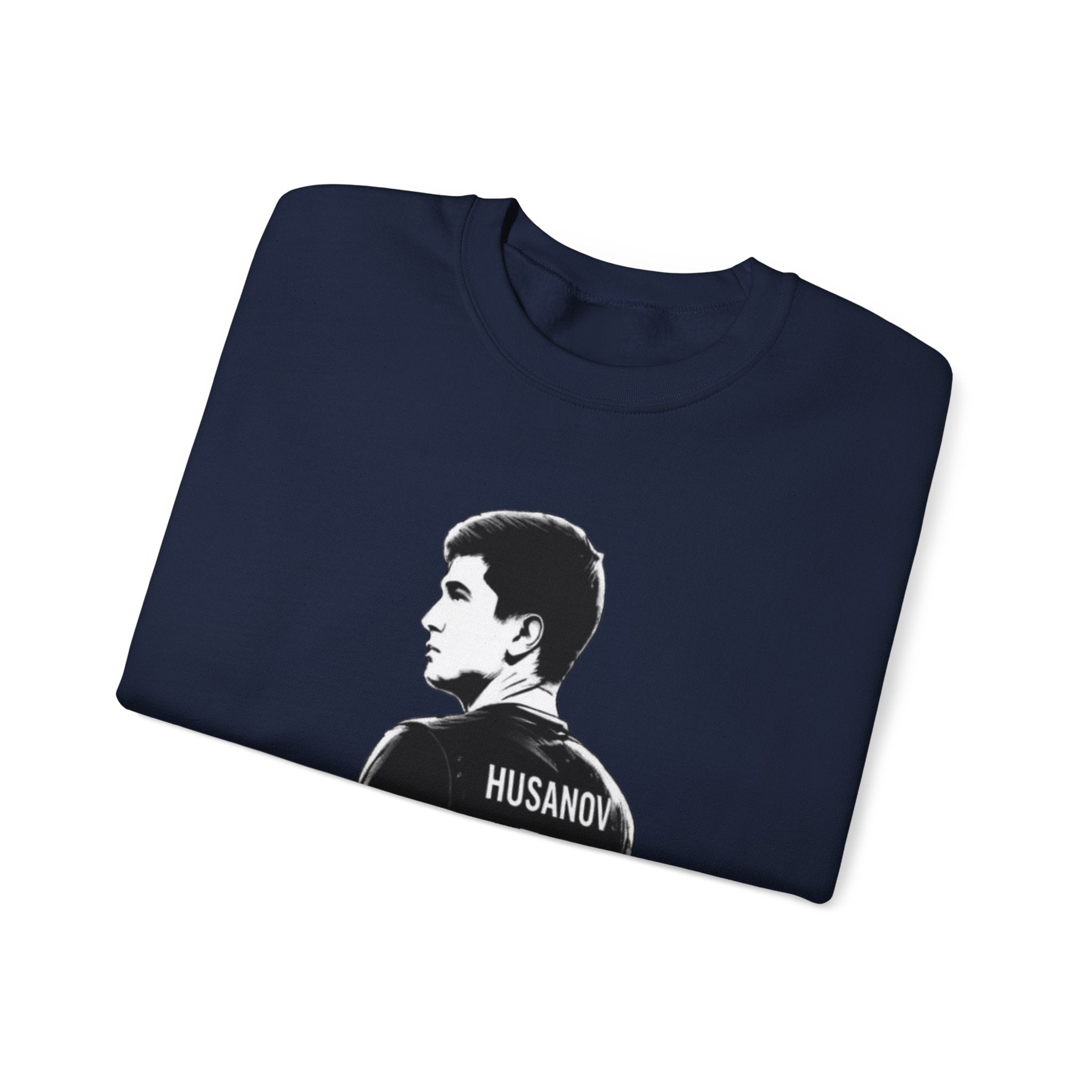 Husanov 45 Soccer Player Portrait Crewneck Sweatshirt