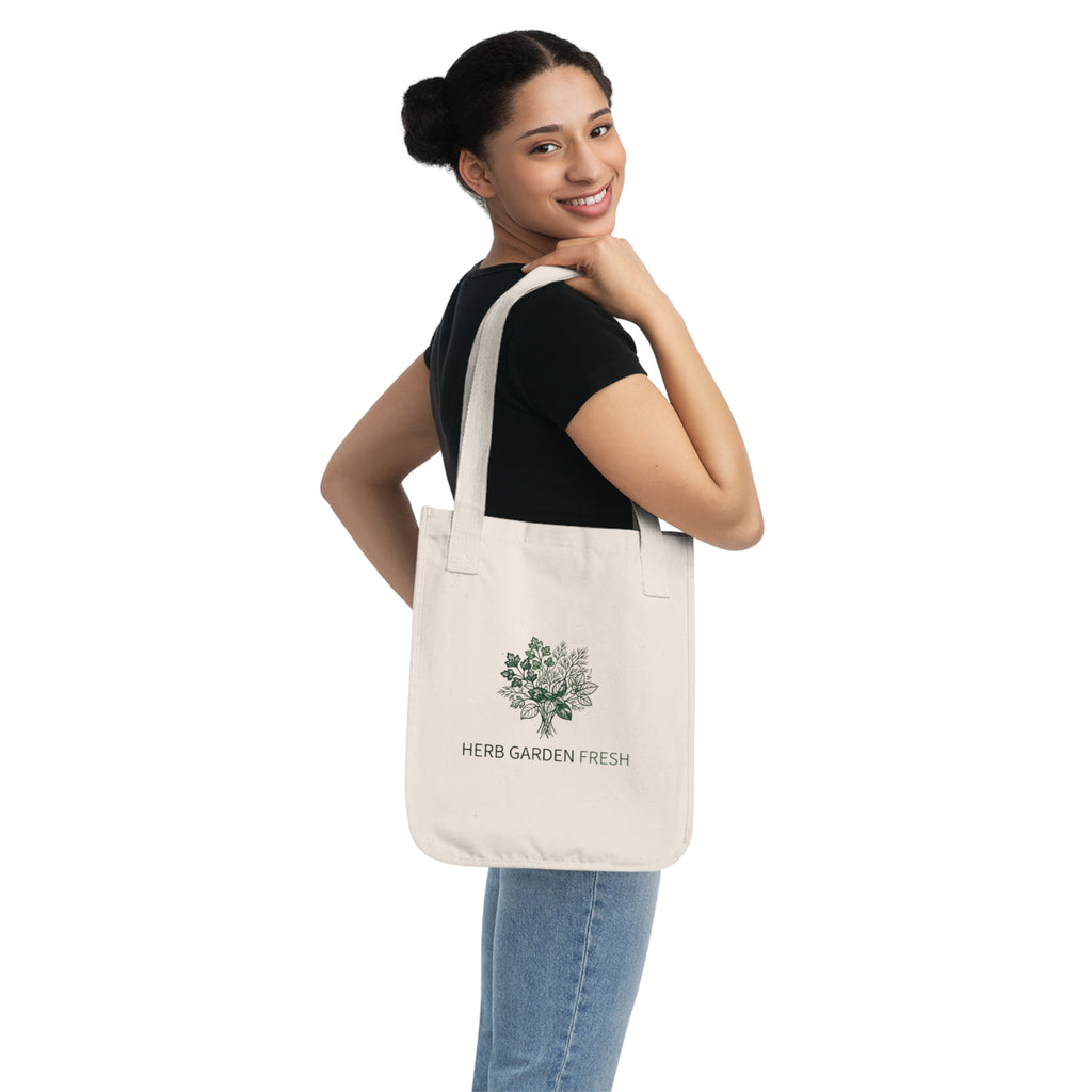 Herb Garden Fresh Canvas Tote — Organic Market Bag for Gardeners