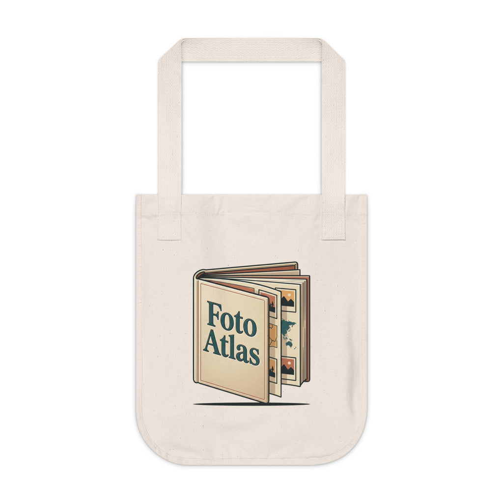Tote Bag — "Foto Atlas" Vintage Photo Album Canvas Tote