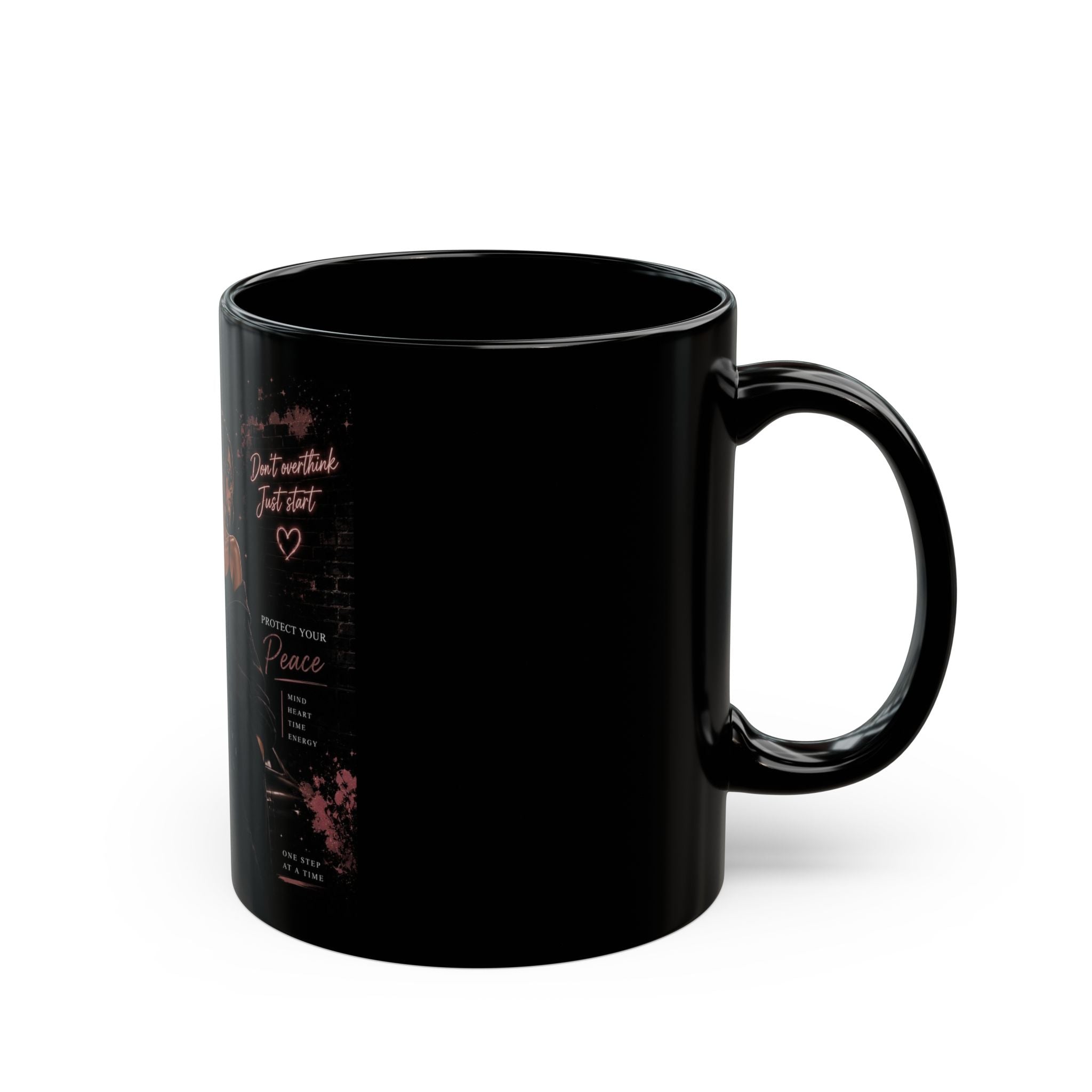 Make Yourself a Priority — Black Inspirational Mug