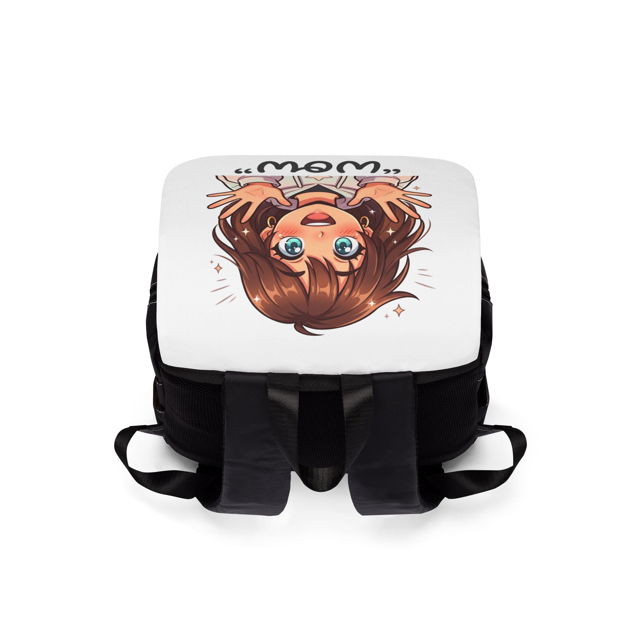 Anime "Wow" Cartoon Girl Backpack — Cute Casual Shoulder Bag
