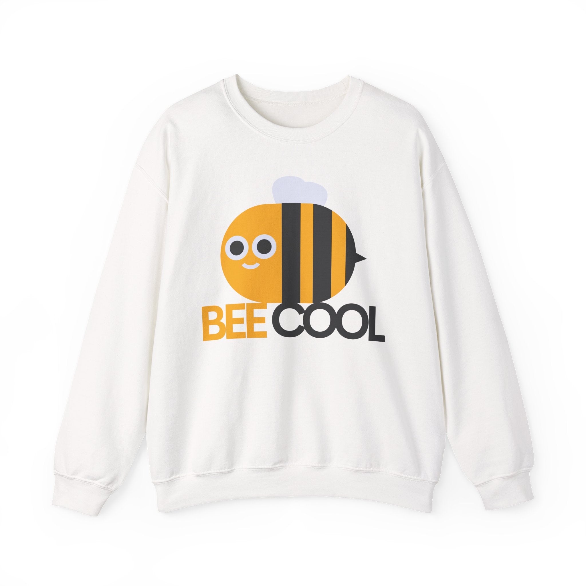 Bee Cool Crewneck Sweatshirt – Cute Bumblebee Graphic "BEE COOL"